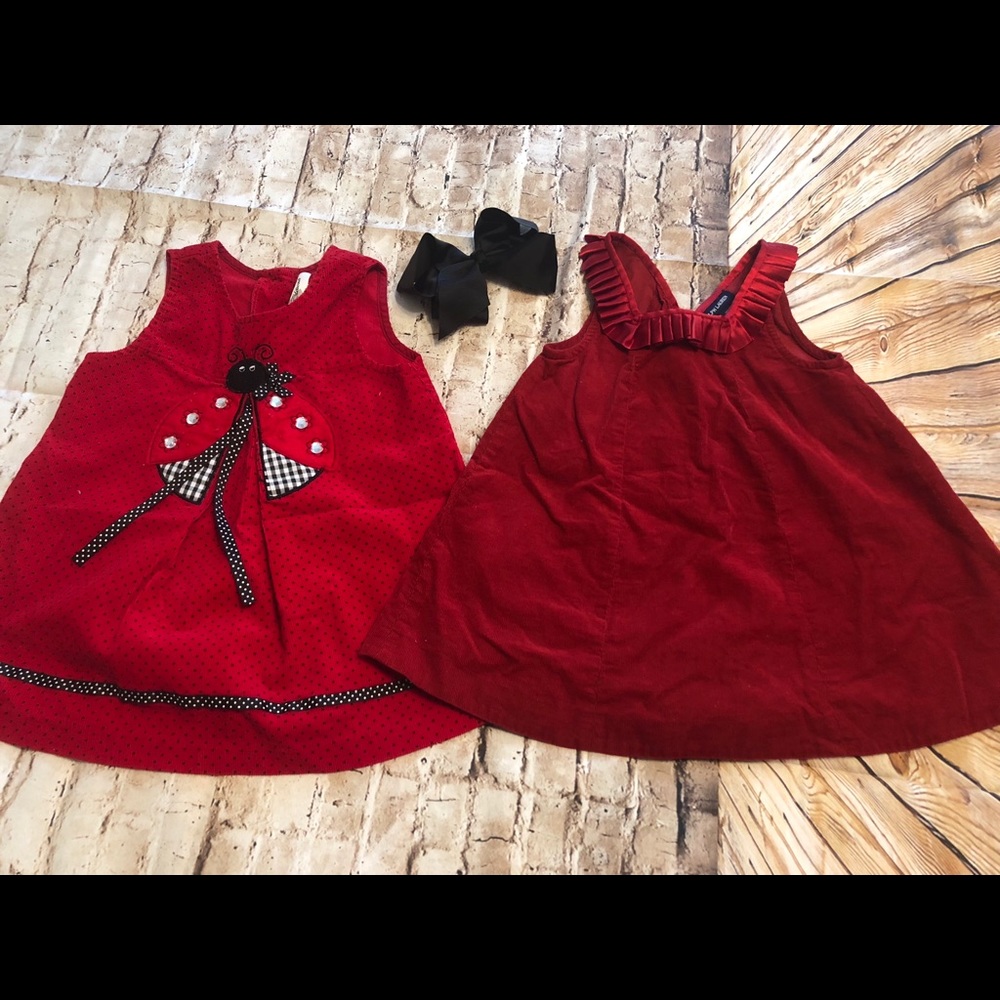 Baby girl 18 months red dresses🎄
